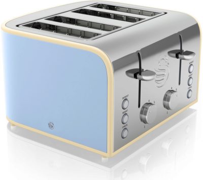 SWAN  Retro ST17010BLN 4-Slice Toaster - Blue
